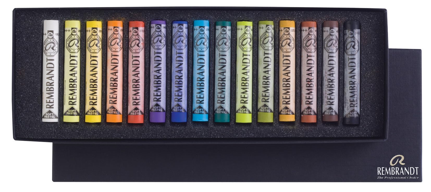 Rembrandt Professional Soft Pastel Set General Colour Selection | 15 Whole Pastels
