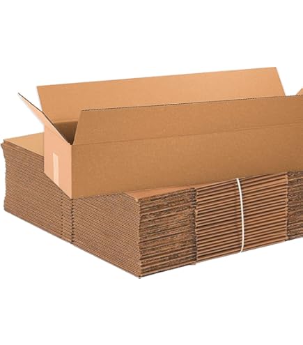 22X6X6 Long Corrugated Boxes, Long, 22L X 6W X 6H, Pack Of 25 | Shipping, Packag - View #5