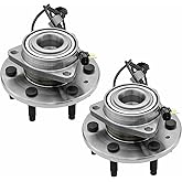 Vurkcy 4x4/4WD Front Wheel Bearing Hubs Assembly Compatible with Chevy Silverado 1500/ Suburban/Tahoe, GMC Sierra 1500/ Yukon XL, Cadillac Escalade/ESV/XTS, 6 Lugs w/ABS, Pair Hubs, Replaces 515160