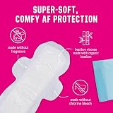 Flo Bamboo Night Pads – Ultra-Absorbent, Winged, 14 Pads, Super Thin view 2