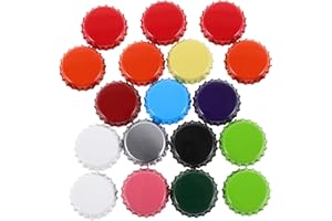 OSOLADY 60pcs Reusable Bottle Cap Iron Crafts Bottle Caps Soda Accessories