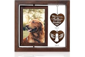 GILTGLIMMER Pet Memorial Gifts for Loss of Dog, Loss of Dog Sympathy Gift, Pet Memorial Picture Frame, Pet Loss Gifts, Pet Passing Away Gifts, Pet Bereavement Remembrance Photo Frame 4x6