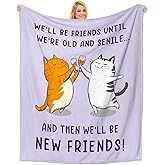 Best Friend Birthday Gifts for Women, Friendship Gifts for Women Friends, Graduation Christmas Birthday Gift for Best Friend Woman, Bestie, BFF, Soul Sister, Friendship Gift - Throw Blanket 60"x50"