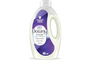 Downy Rinse Laundry Odor Remover, Fresh Lavender Scent, 62 FL OZ, Fabric Softener and Laundry Odor Removal Rinse