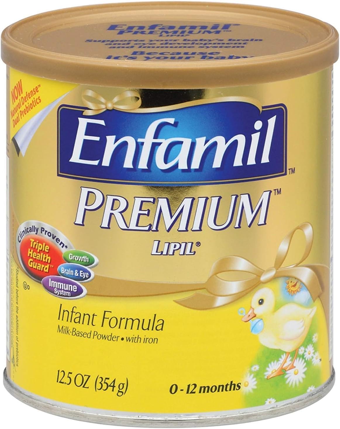 Enfamil Infant Formula Premium Lipil Milk-Based Powder, 12.5 OZ (Pack of 6)