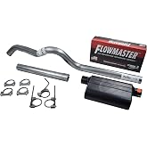 Truck Exhuast Kits - Direct Fit 07-18 Jeep Wrangler JK 2.5" Exhaust Kit | Includes Flowmaster Super 44 Series Chambered Muffler, Catback System, Mandrel Bent, Fits 2-Door &amp; 4-Door, Made In The USA