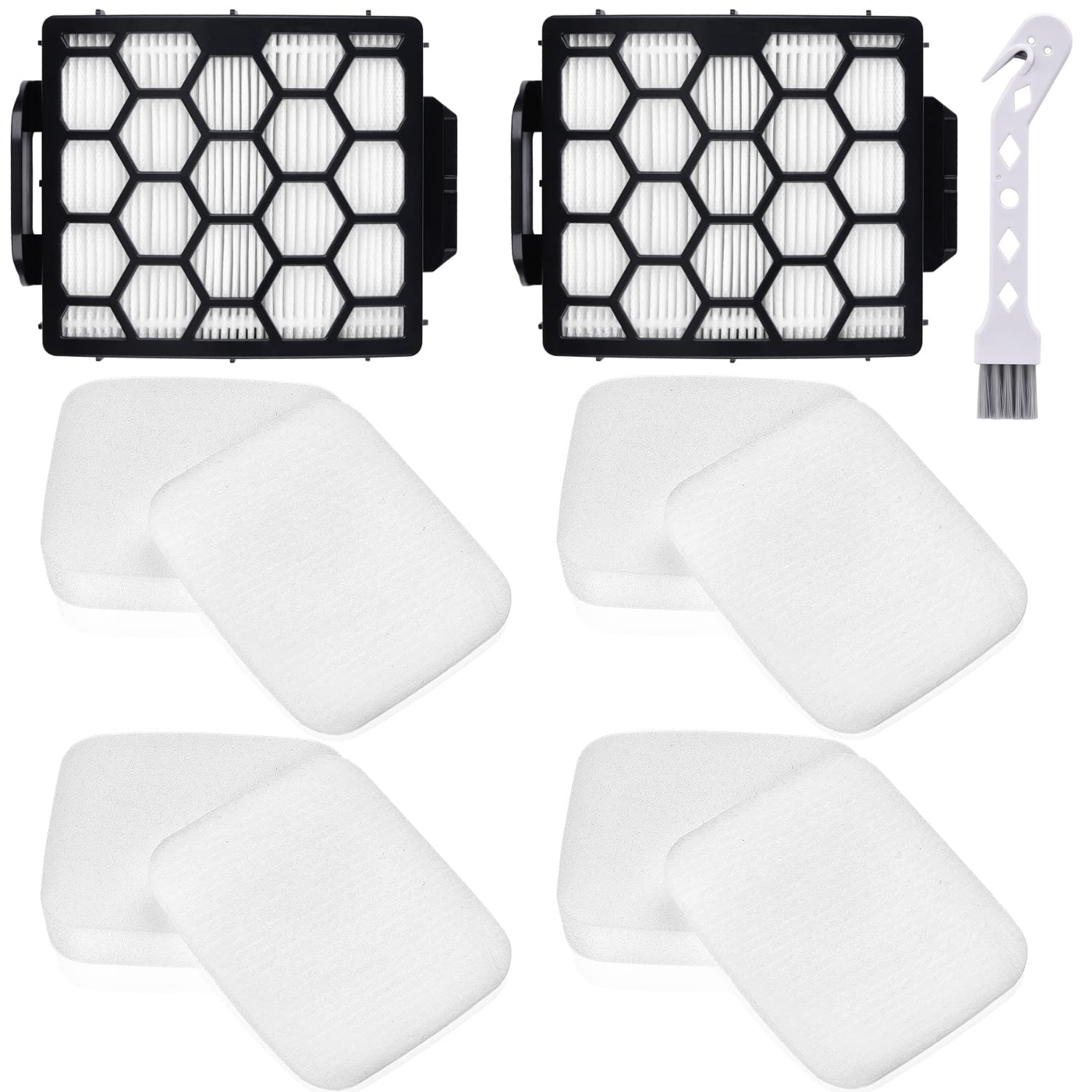 Photo 1 of Anewise UV850 Filter Replacement for Shark Performance Lift Away UV850 UV900 DuoClean Upright Vacuum, 2 HEPA Filters and 4 Foam & Felt Filters, Compare to Part #XHF320 & XFFK602UKT