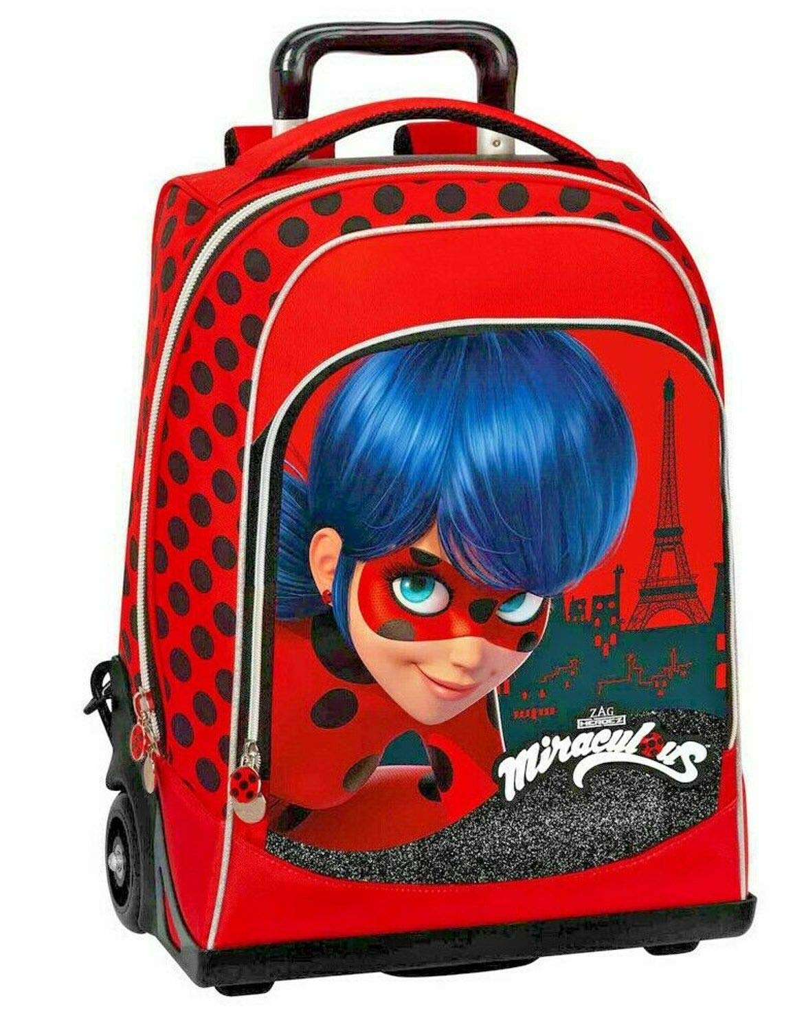 ASTUCCIO DIARIO ZAINO TROLLEY SCUOLA MIRACULOUS LADYBUG omaggio CIONDOLO  Set per la scuola urban-earth.co.uk