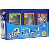 Party Dimensions Plastic 300 Count Cutlery Combo Box, Clear, Combo Box, Clear 300 Count