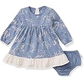 Burt's Bees Baby Baby Girls' Dress, Infant & Toddler, Short & Long-Sleeve, 100% Organic Cotton