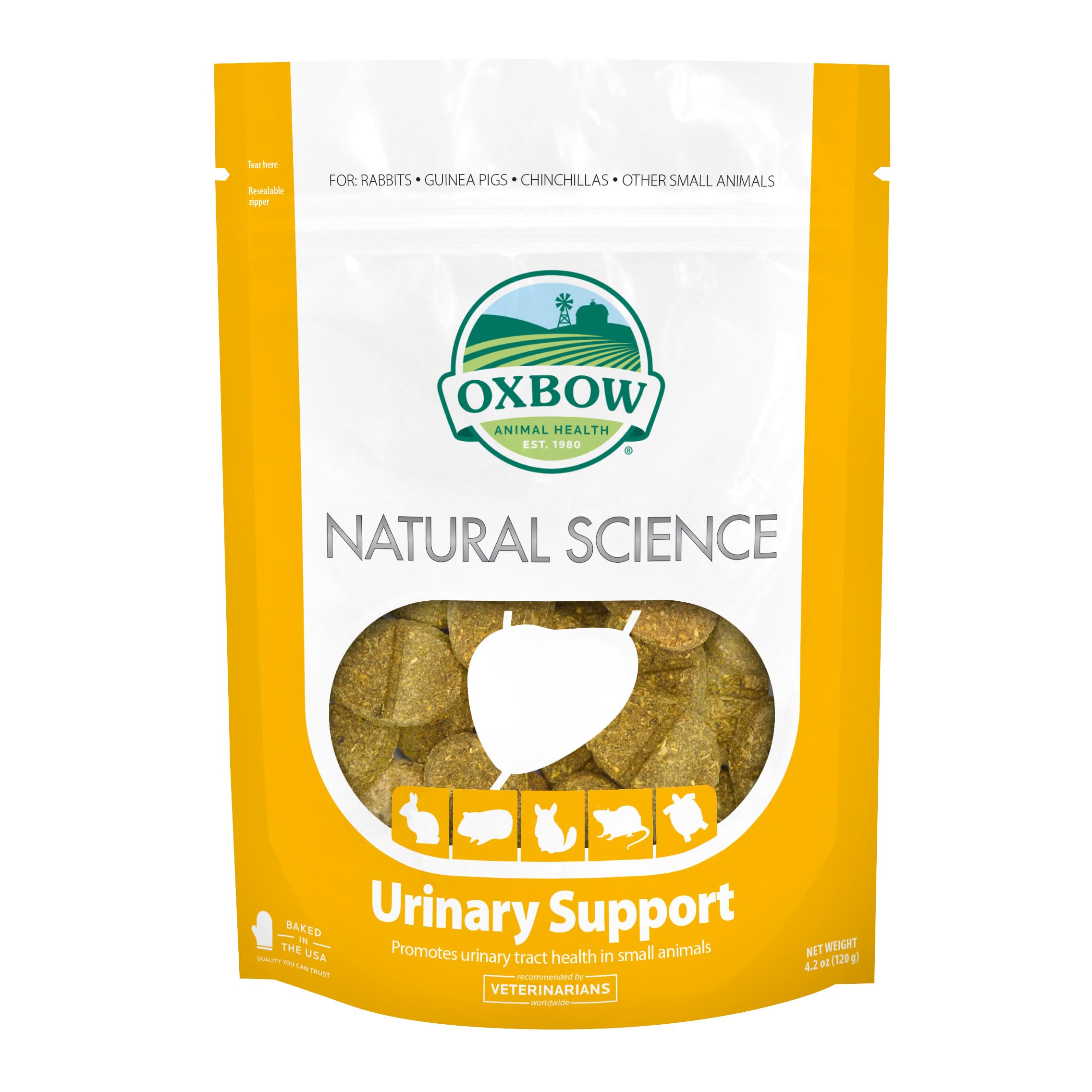 Oxbow Natural Science Urinary Support, 120 g (Pack of 1)