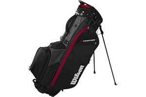 Wilson Feather Golf Cart Bag - Black/Grey/Red