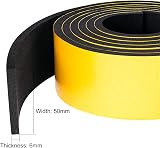fowong Self-Adhesive Foam Tape 4 m Long 50 mm Wide 6 mm Thick Neoprene view 2
