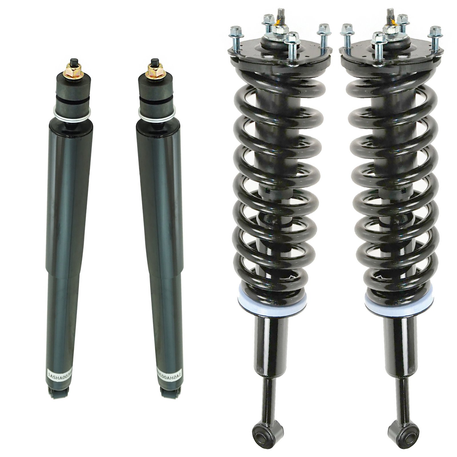 Photo 1 of TRQ Complete Shock Assembly & Shock Absorber Kit Front & Rear Compatible with 2007-2021 Toyota Tundra