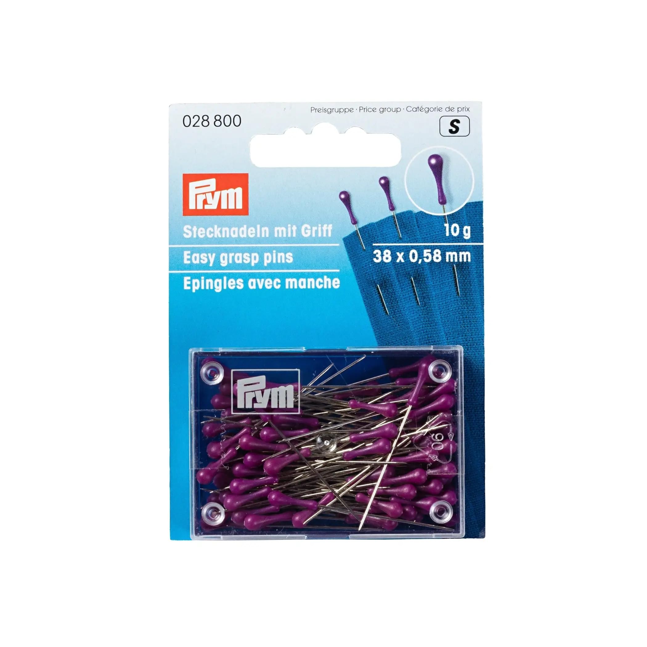Prym - Prym Easy (38 x 0.58mm) Grasp Pins - 1 Unit