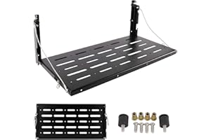YaeGarden Multi-Purpose Tailgate Table, Rear Foldable Back Shelf fit for J-e-e-p Wrangler JK JKU 1996-2017, 75lbs/34kg Load C