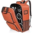 AKOZLIN Foldable Stroller Travel Bag Backpack 14.2"x8.7"x20.5"Compatible with GB Pockit+ All City/GB Pockit Air All Terrain/Gb Pockit Stroller Orange