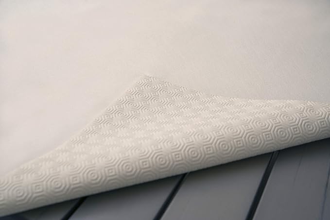 Protector De Mesa BAJO MANTEL Blanco Goma Antideslizante Con Esponja Protector De Mesa Bajo Mantel