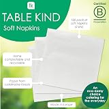 Talking Tables Table Kind 100 Pack 2ply 33cm White Napkins FSC EU Made view 8