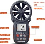 BTMETER BT-100 Digital Anemometer Wind Speed Temp Gauge view 4