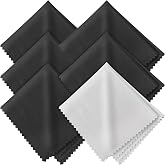 LOJWRY Eye Glass Clean Cloths 6 * 7in 6 Pcs, Individually Wrapped, High-Density, Ultra Soft, Scratch-Free Premium Microfiber Cleaning Cloth for Glasses, Camera Lens, Screen, Electronics, Eyeglass.
