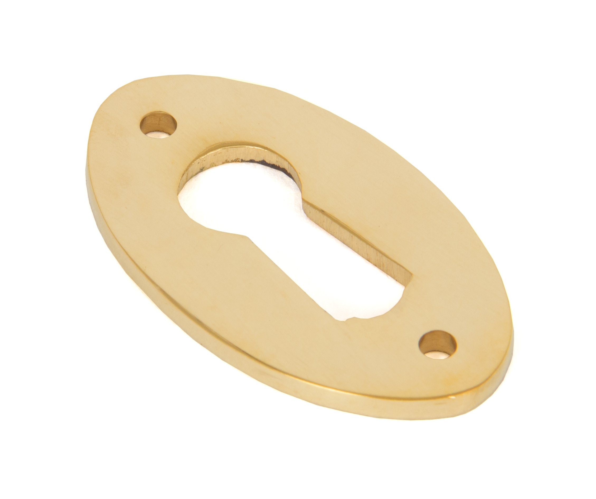 From the Anvil 83812 Polished Brass Oval Escutcheon, 5cm x 3cm