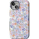 Casely iPhone 13 Case | Poppy Meadows | Pastel Floral | Bold Protective Design | Compatible with MagSafe