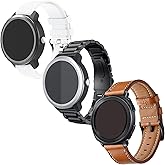 Anrir Watch Bands for Garmin Vivoactive 3, 20mm Bands for Garmin Forerunner 645/245/Galaxy Watch 42mm/Galaxy Watch 3 41mm/Galaxy Watch Active 2 40mm/44mm-3 Pack