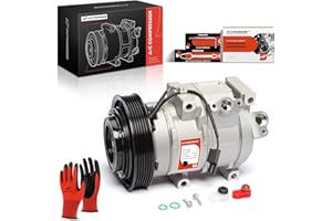 A-Premium Air Conditioner AC Compressor with Clutch Compatible with Acura MDX 2007-2013, ZDX 2010-2013 & Honda Odyssey 2008-2