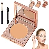 Colored Clay CC Undereye Corrector, Color Corrector for Dark Circles with Brush, CC Undereye Corrector, Conceal & Brighten Dark Circles, Under Eye Hydrating Concealer for Women (Medium-Tan Peach)