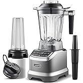 AMZCHEF Smoothie Countertop Blender, 1800 W Professional Blender for Kitchen with 600ml Travel bottle, High-Speed Blender for
