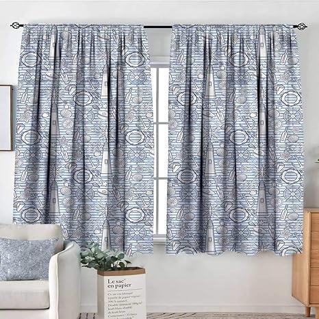 Amazon Com Anzhutwelve Nautical Boys Bedroom Backout Curtains