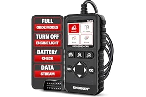 KINGBOLEN YA200 OBD2 Scanner, Car OBD2 Code Reader Check Engine Light, Car Scanner OBDII Full Functions with Voltage Test OBD2 Scanner Diagnostic Tool for All OBDII CAN Protocol Cars Since 1996