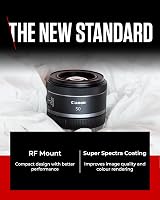 Canon RF 50mm F1.8 STM Lens for EOS R Series Compact Lightweight Black view 5