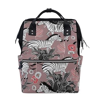 zebra diaper bag