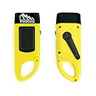 PrimalCamp Hand Crank Solar Powered Rechargeable LED Flashlight: Survival Gear Self Powered Charging Torch & Dynamo - Best for Fishing Boating Hiking Backpack Camping Safety Weather Emergency Pack
