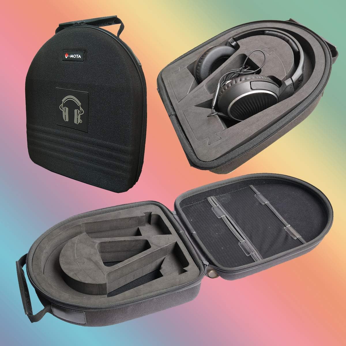 TDG Headphone Suitcase Carry case boxs for Sennheiser HD518 HD558 HD569 HD579 HD599