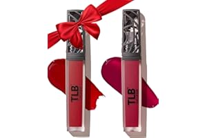 The Lip Bar - Nonstop Liquid Matte Lipstick Mini 2-Pack, Bawse Lady (Blue Red) + Rich Auntie (Deep Berry) - High Pigment - One Swipe - Long Lasting - Jojoba Oil & Vitamin E - Vegan - .05 fl oz each