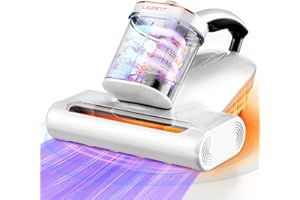 uwant Mattress Vacuum 450W 16Kpa 36000RPM/MIN Bed Vacuum with 149℉ Heating &Ultrasonic, Dual Dust Cup, Smart Display Screen Mattress Vacuums for Skin Health