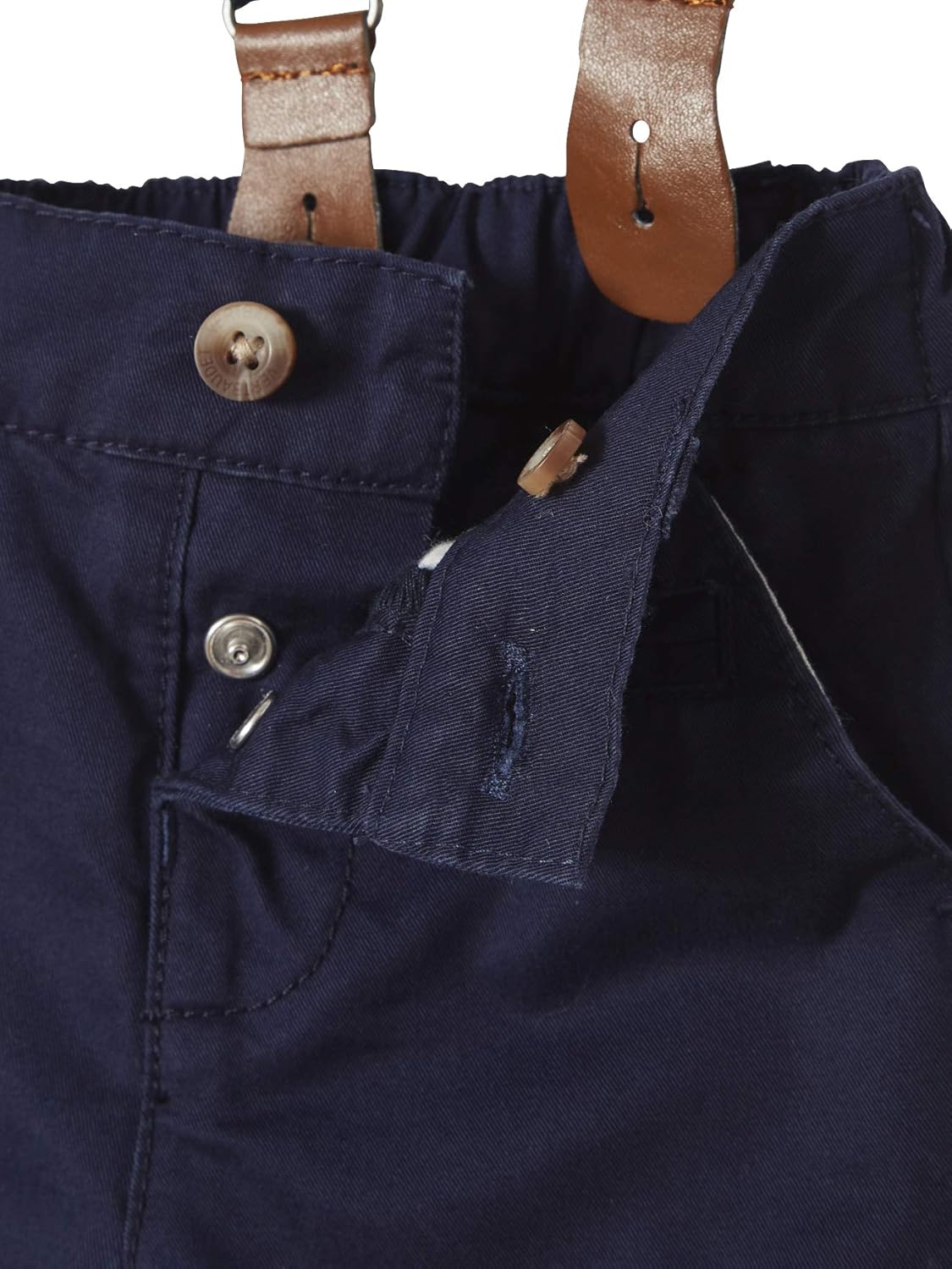 Vertbaudet Short A Bretelles Bebe Garcon