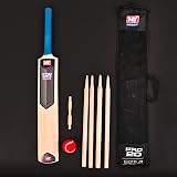 M.Y 7 Piece Junior Cricket Set in Carry Bag including Bat Stumps Soft Ball view 4