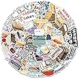 Cute Writer Aesthetic Stickers, 50PCS Author Vinyl Waterproof Stickers for Water Bottles Laptop Scrapbook Journal, Bookish St