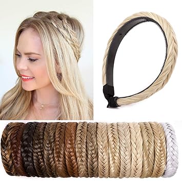 braids extensions haarband geflochtene haar haarverlangerung verstellbare stirnband stretch haarteil franzosisch flechten beauty accessoire fur frauen