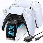 PS5 Controller Charger, OIVO PS5 Charging Station for Dualsense Controller, PS5 Controller Charger Station with Fast Charging