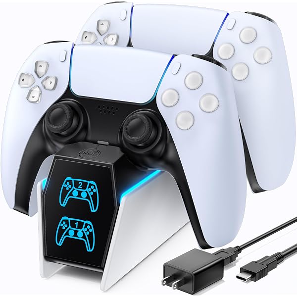 PlayStation 5 - DualSense Wireless Controller - White: PlayStation