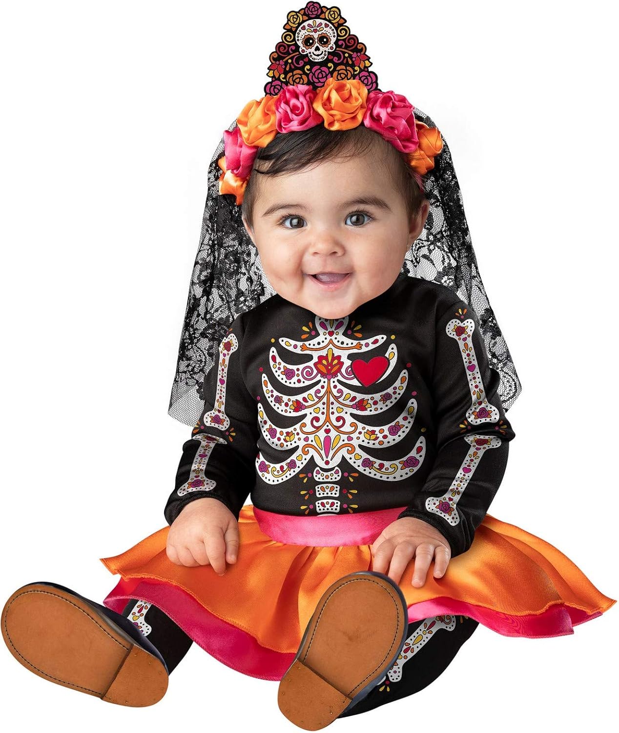 day of the dead infant costume