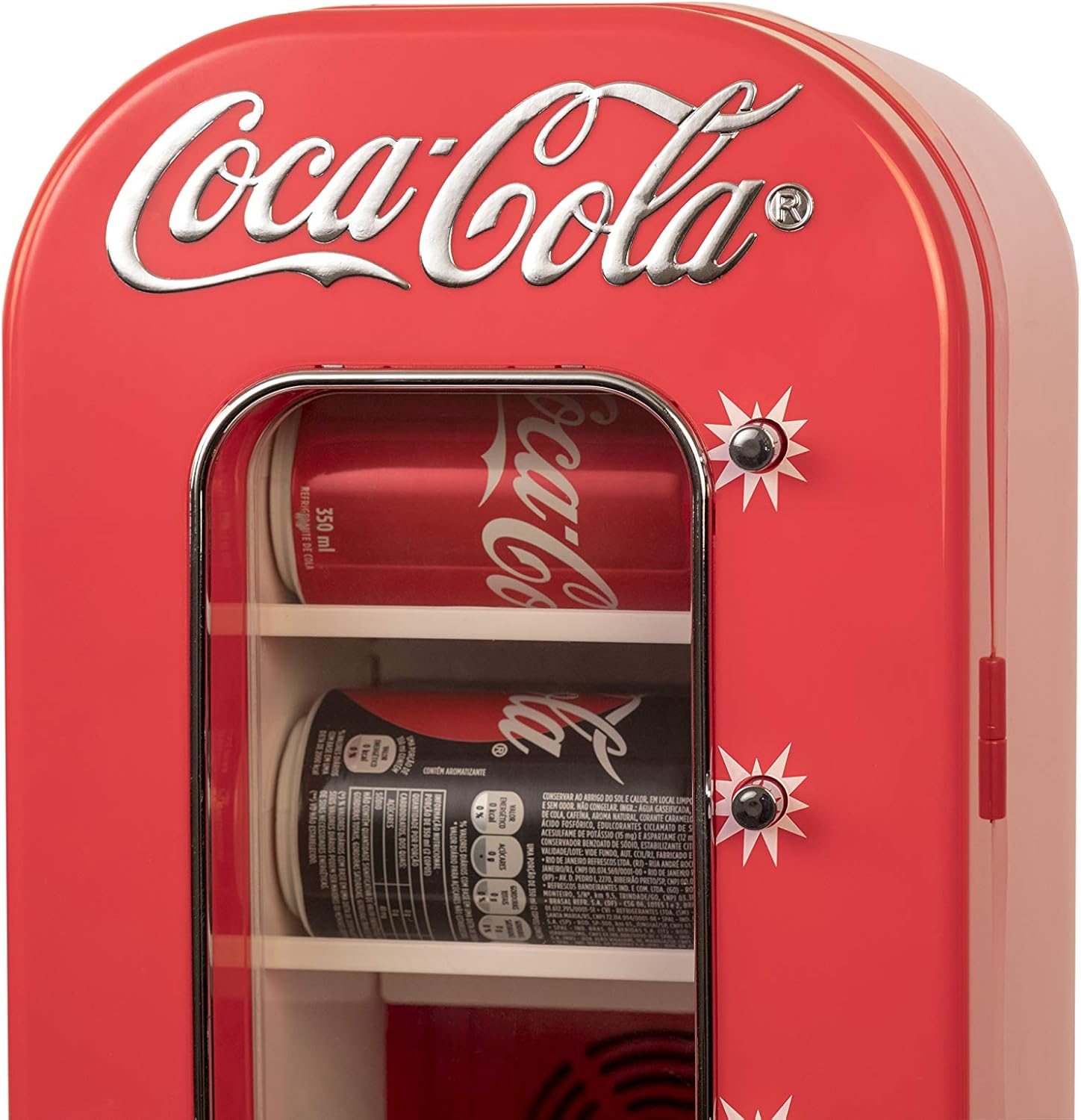 Amazon Co Jp Coca Cola コカ コーラ レトロ調 コカコーラ 自動販売機型冷蔵庫 レトロベンディングマシーン Cvf18 G 10缶収納型 Vending Fridg 並行輸入品 大型家電