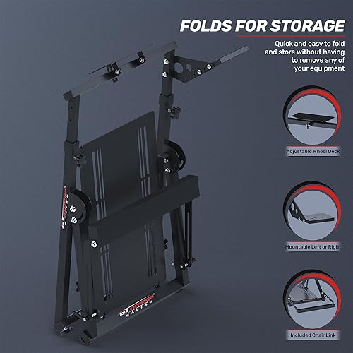 GT OMEGA Apex Racing Wheel Stand Compatible with Logitech G29