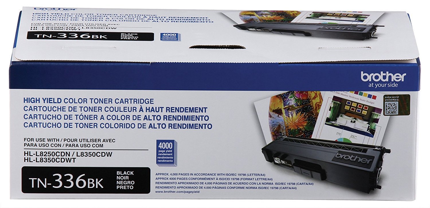 Genuine Brother TN336 4-Color High Yield Toner Cartridge Set