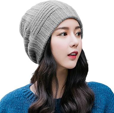 womens oversized bobble hat